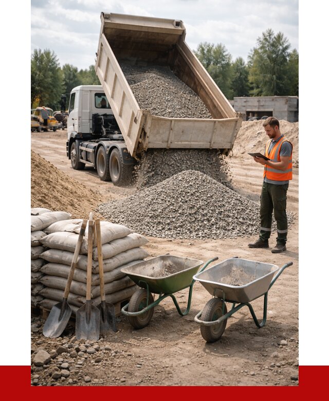 Доставка нерудных материалов в Шелехове от 1286 руб. | ПРОНЕРУДШлх