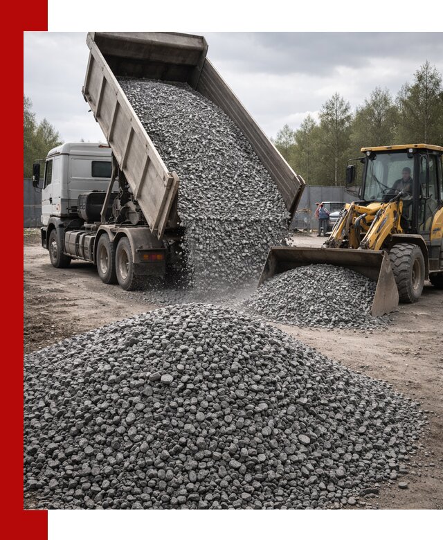 Доставка и продажа щебня гранитного в Шелехове