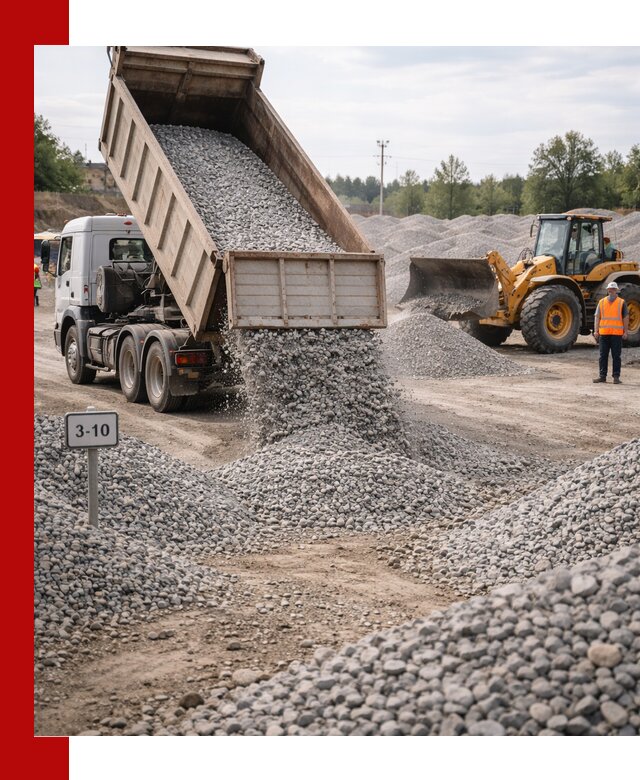 Гранитный щебень фракции 3–10: доставка и продажа в Шелехове