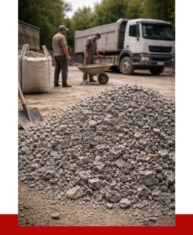 Гранитный щебень фракция 20-40 в Шелехове от 3429 руб. ПРОНЕРУДШлх