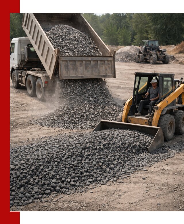 Гранитный щебень фракция 40-70 с доставкой в Шелехове