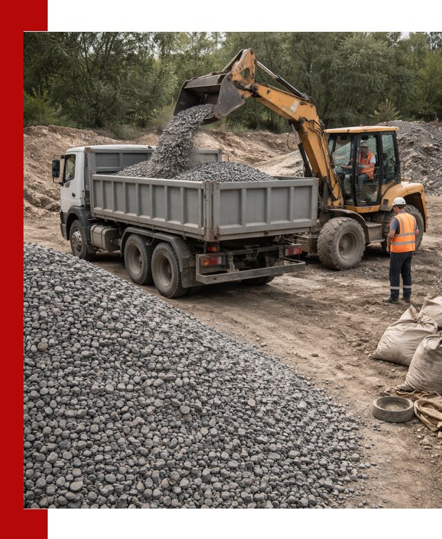 Доставка гравийного щебня в Шелехове оптом и в розницу