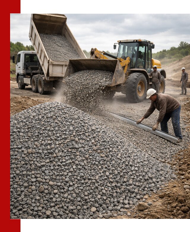 Гравийный щебень фракция 5-20 с доставкой в Шелехове