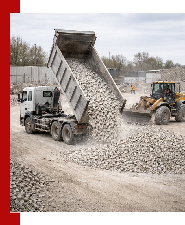 Доставка и продажа известнякового щебня в Шелехове