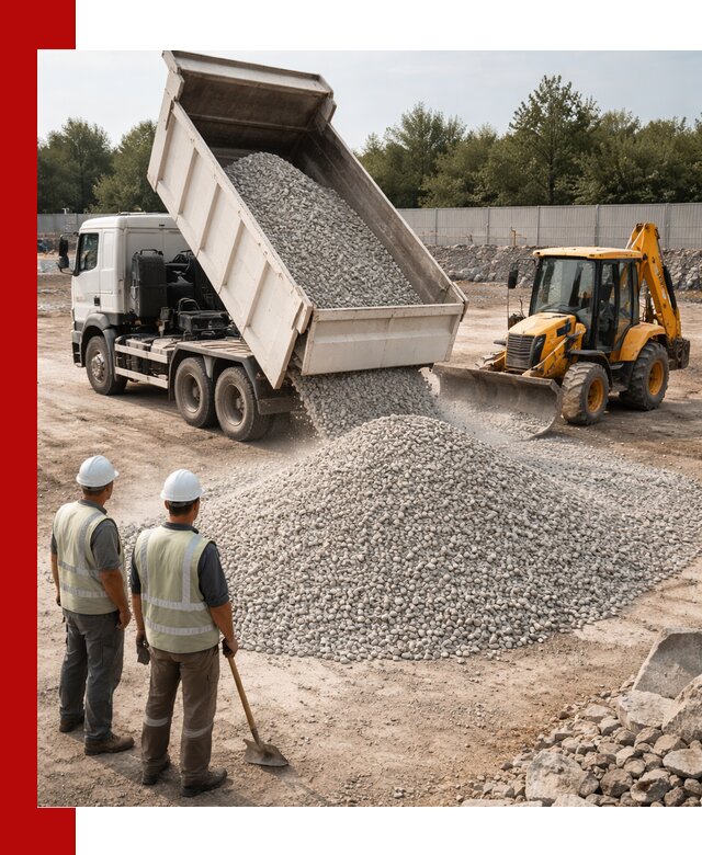 Купить известняковый щебень фракции 5–10 мм с доставкой в Шелехове