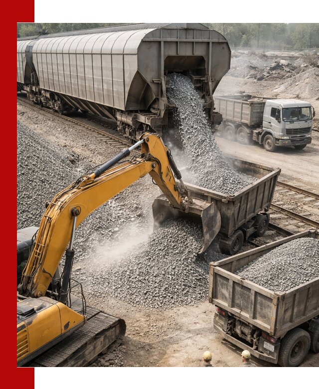 Доставка железнодорожного щебня в Шелехове крупными партиями быстрого отгруза