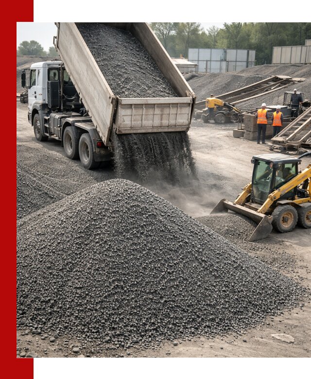 Вторичный щебень фракция 0–5 с доставкой в Шелехове