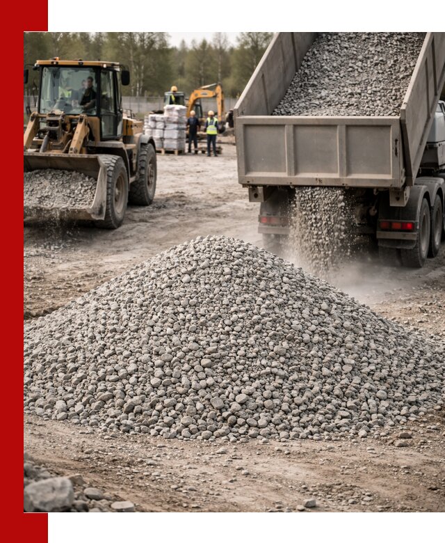 Вторичный щебень фракции 5-20 в Шелехове — доставка и продажа крупнотоннажно