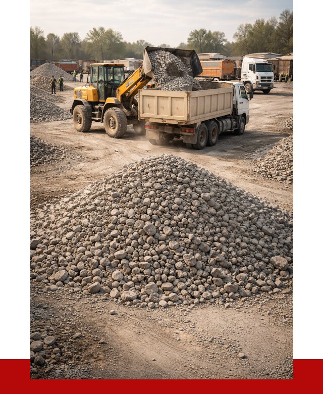 Вторичный щебень фракция 40-70 в Шелехове от 1864 р, ПРОНЕРУДШлх