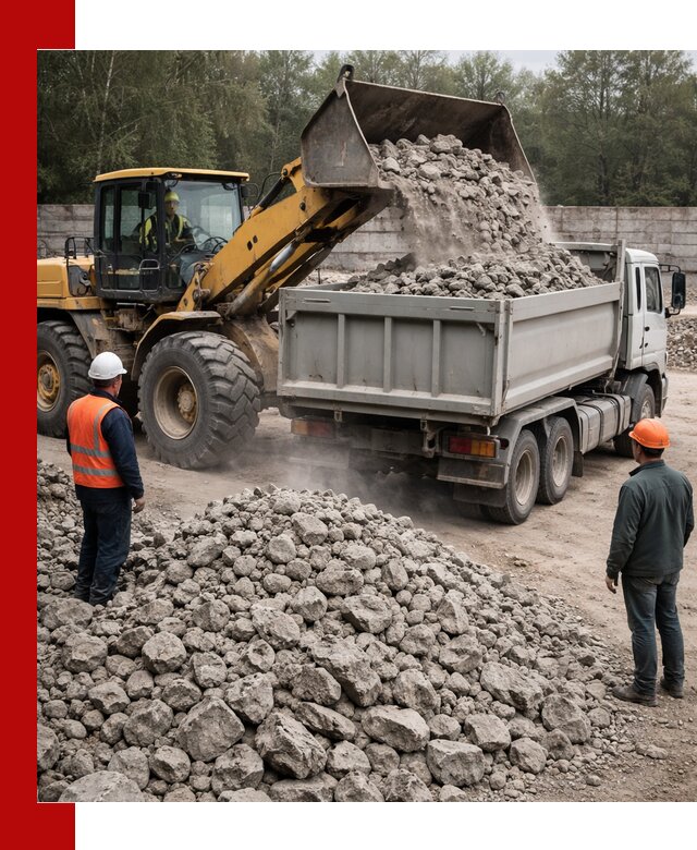 Вторичный щебень фракция 70–150 в Шелехове с доставкой