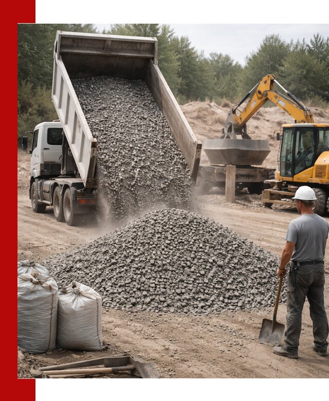 Доставка и продажа бетонного щебня в Шелехове