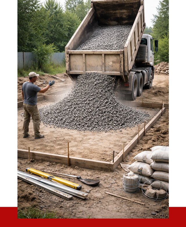 Купить щебень для фундамента в Шелехове от 4822 р. | ПРОНЕРУДШлх