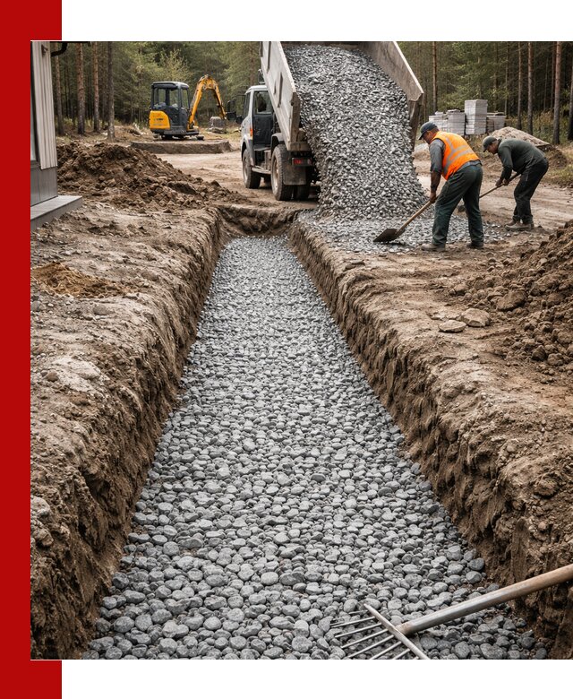 Щебень для дренажа с доставкой в Шелехове высокого качества