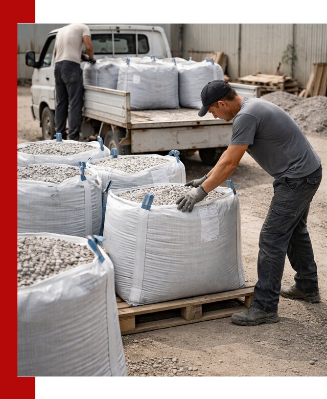 Доставка щебня в мешках по выгодным ценам в Шелехове