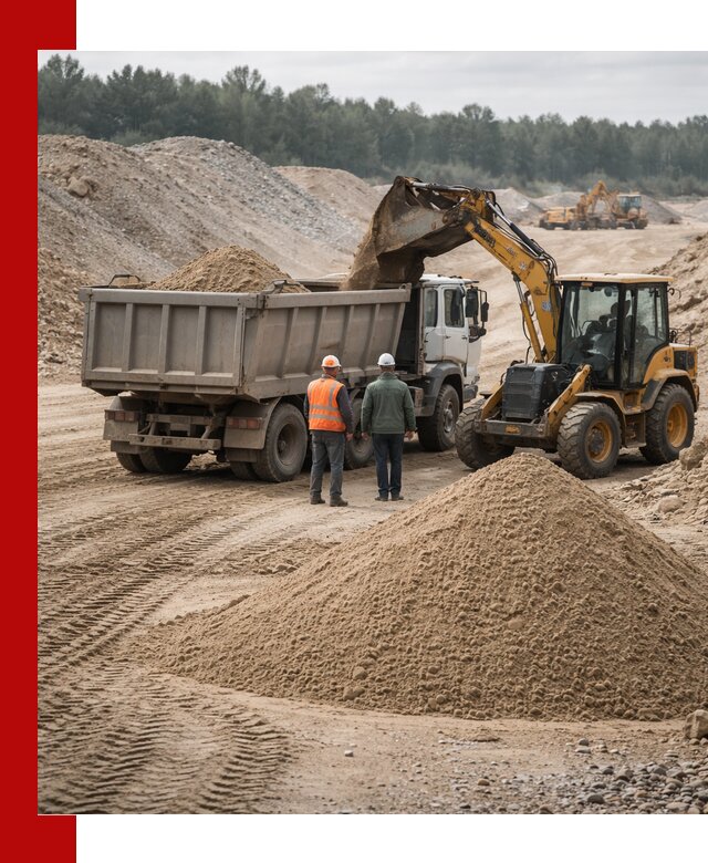 Карьерный среднезернистый песок с доставкой в Шелехове