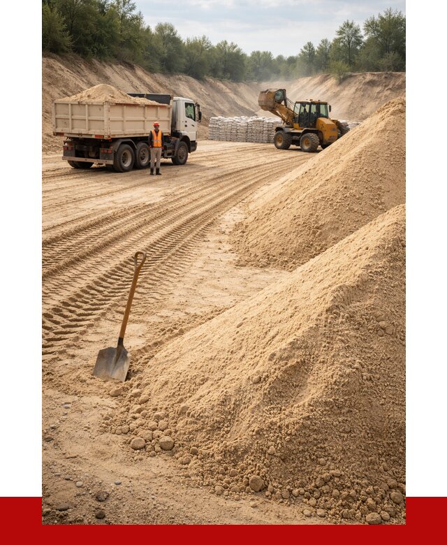 Карьерный песок мелкозернистый в Шелехове от 9644 р. | ПРОНЕРУДШлх