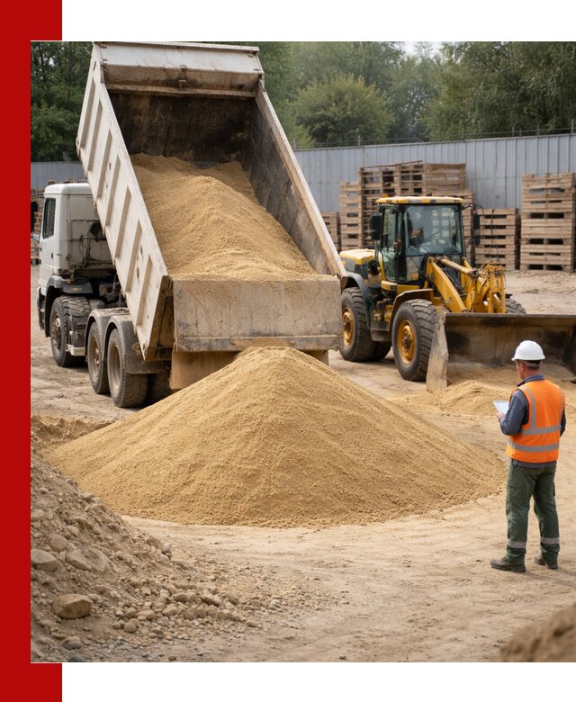 Доставка карьерного мелкозернистого песка в Шелехове