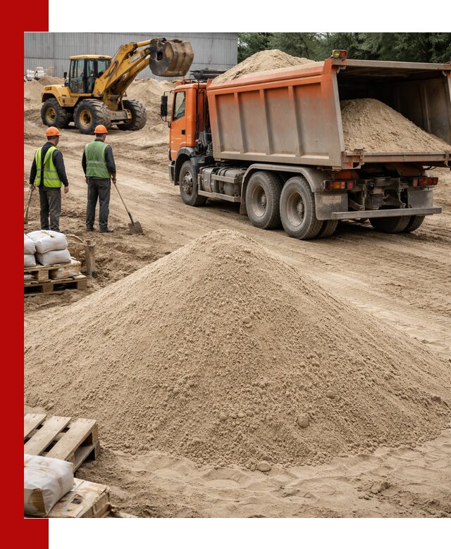 Доставка и продажа мытого речного песка в Шелехове