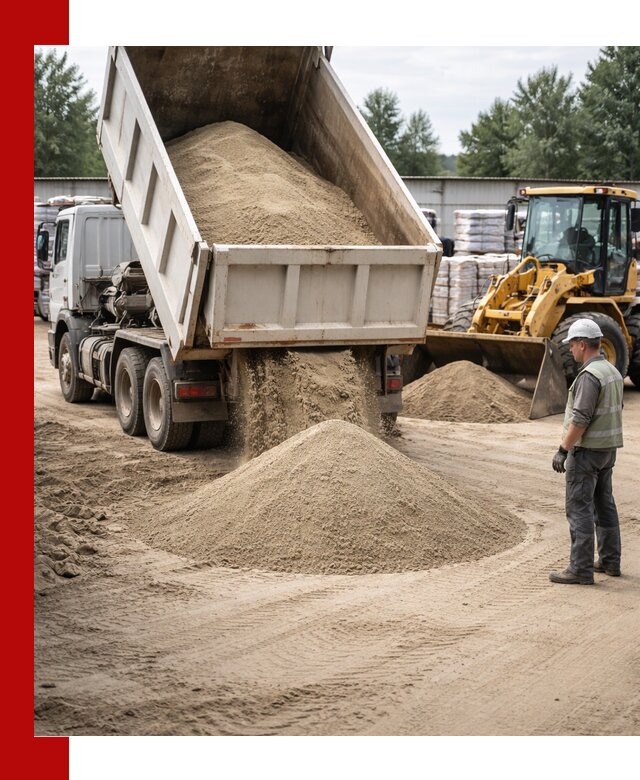 Поставка и доставка песка для бетона в Шелехове
