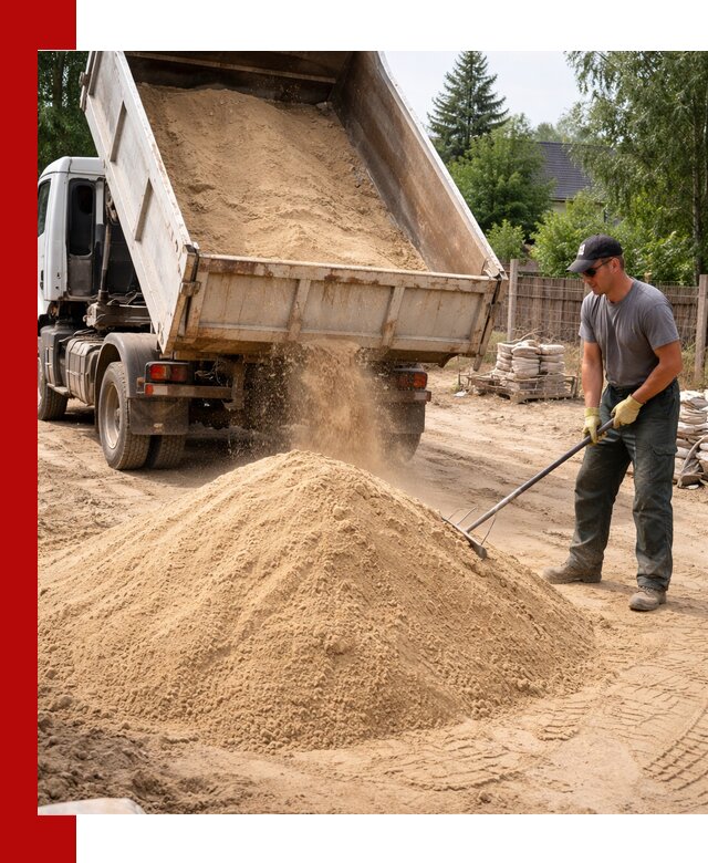 Доставка сухого песка самосвалами в Шелехове