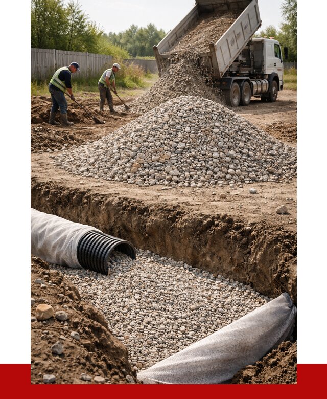 Гравий для дренажа в Шелехове от 2357 р., доставка ПРОНЕРУДШлх