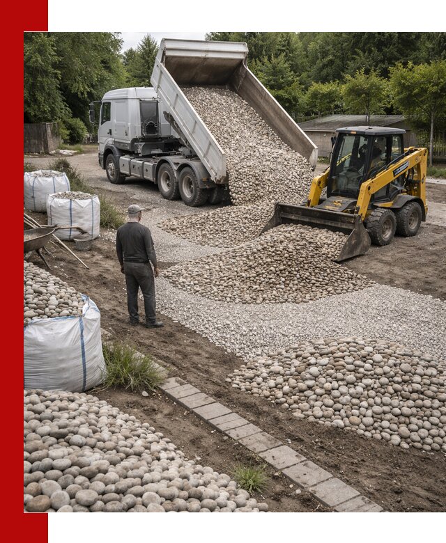 Доставка морской гальки оптом и в розницу в Шелехове
