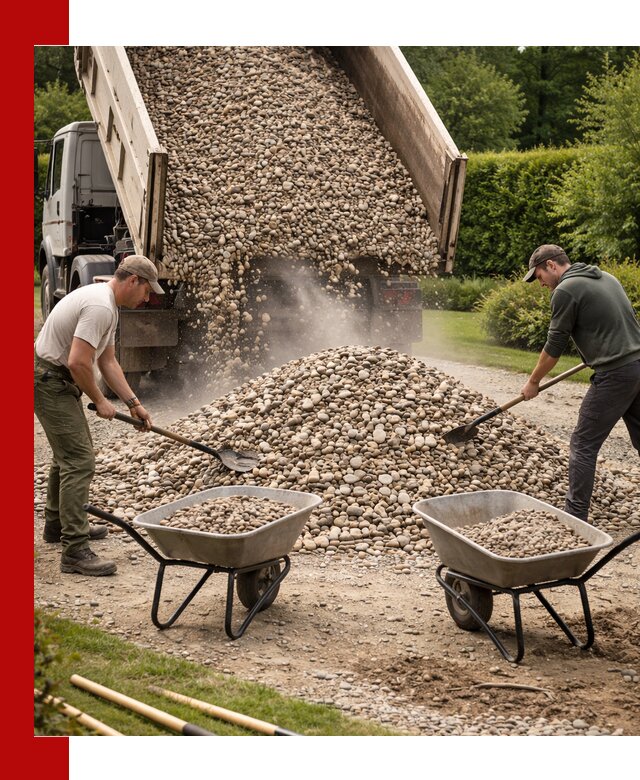 Доставка и продажа декоративной гальки в Шелехове