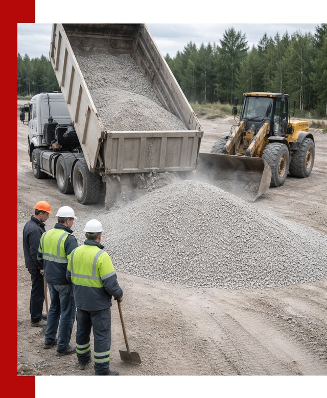 Известняковый отсев 0-5 доставка в Шелехове быстро и выгодно