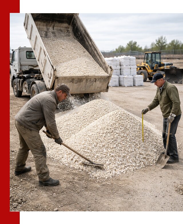 Мраморная крошка с доставкой и разгрузкой в Шелехове