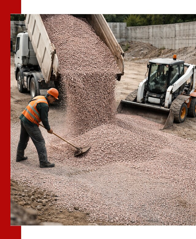 Крошка розовый гранит с доставкой в Шелехове от производителя