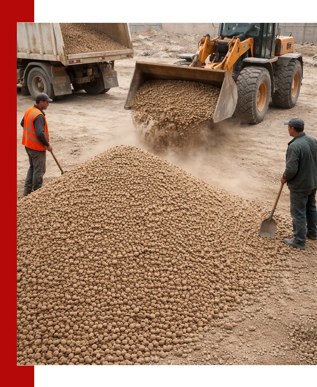 Керамзит фракция 10-20 с доставкой в Шелехове