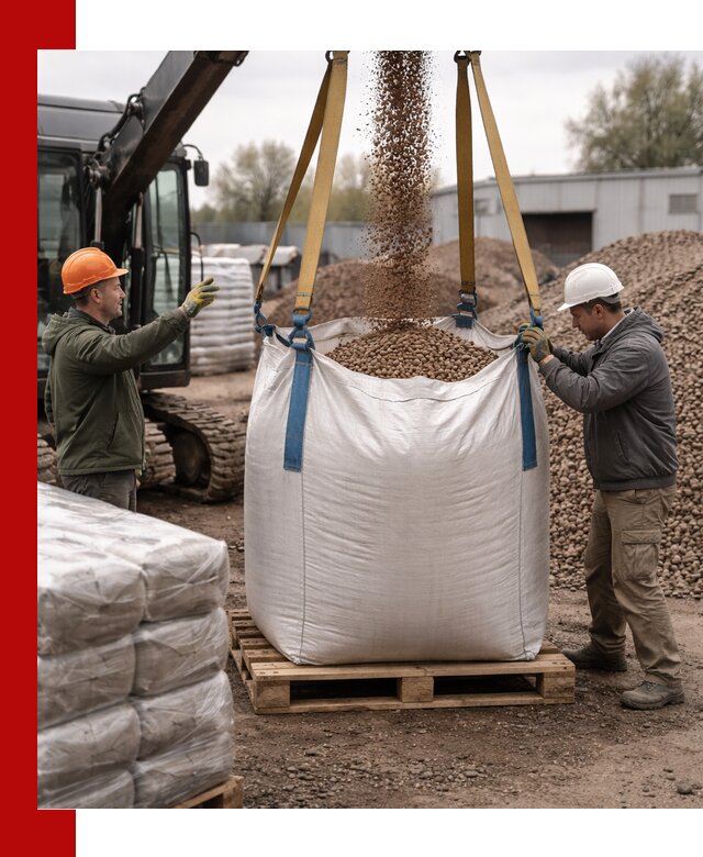 Керамзит в биг-бегах с доставкой в Шелехове