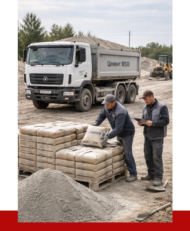Купить цемент м500 с доставкой в Шелехове от 5572 р. | ПРОНЕРУДШлх