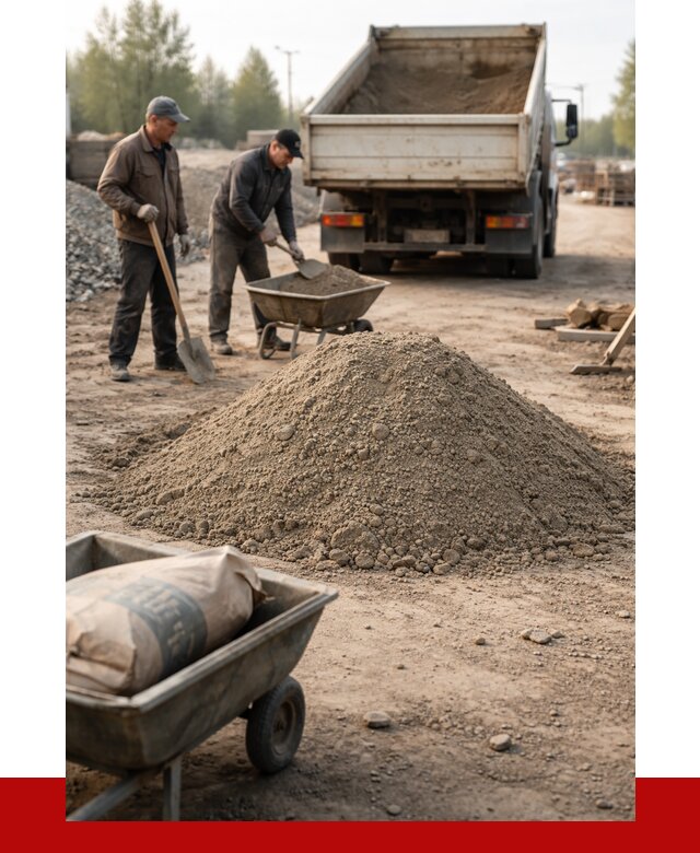 Цементно-песчаная смесь М150 в Шелехове от 5036 р. | ПРОНЕРУДШлх