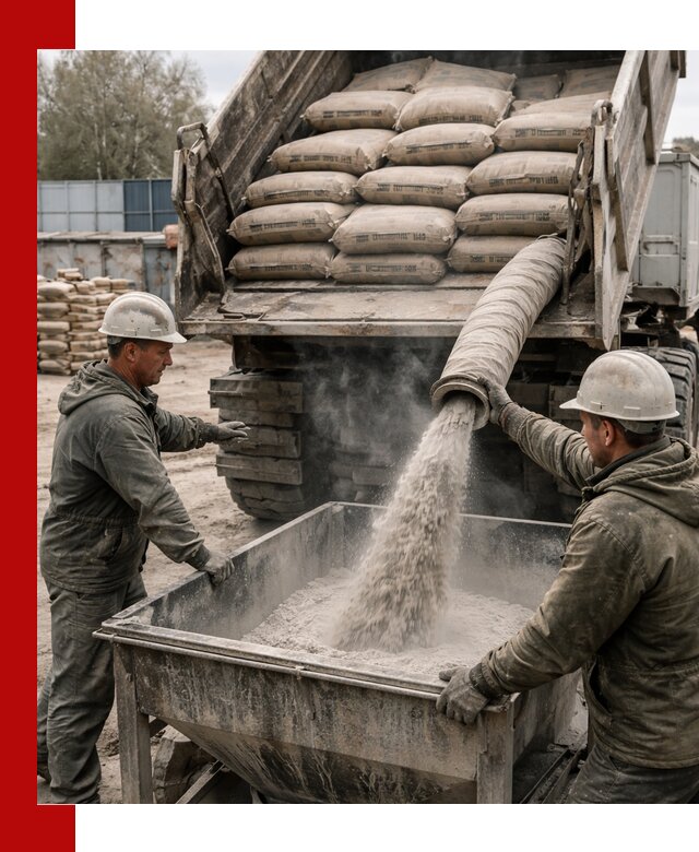 Доставка цемента М400 в Шелехове оптом и в розницу