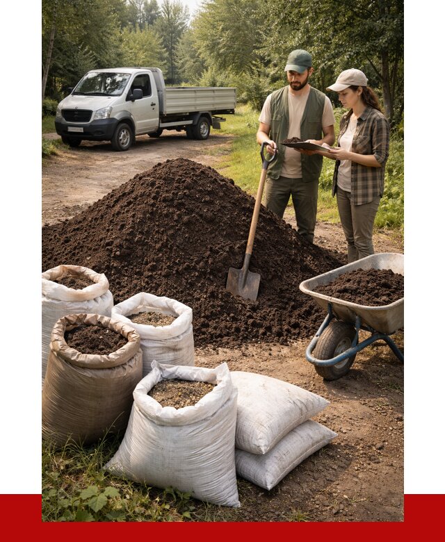 Купить грунт с доставкой в Шелехове от 4822 р. за м3 | ПРОНЕРУДШлх