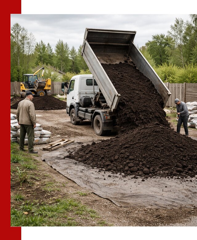 Доставка качественного почвогрунта в Шелехове оптом и в розницу
