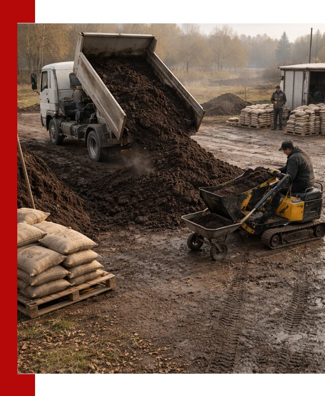 Кислый торф в доставке по выгодным ценам в Шелехове