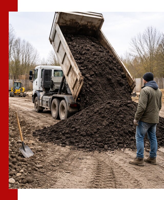 Доставка чернозема навалом в Шелехове быстро и выгодно