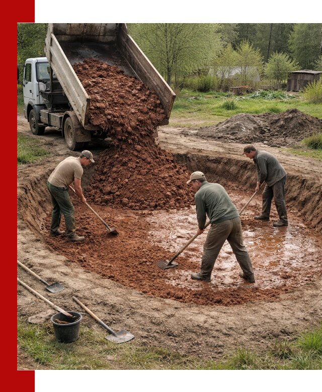 Купить качественную глину для пруда в Шелехове