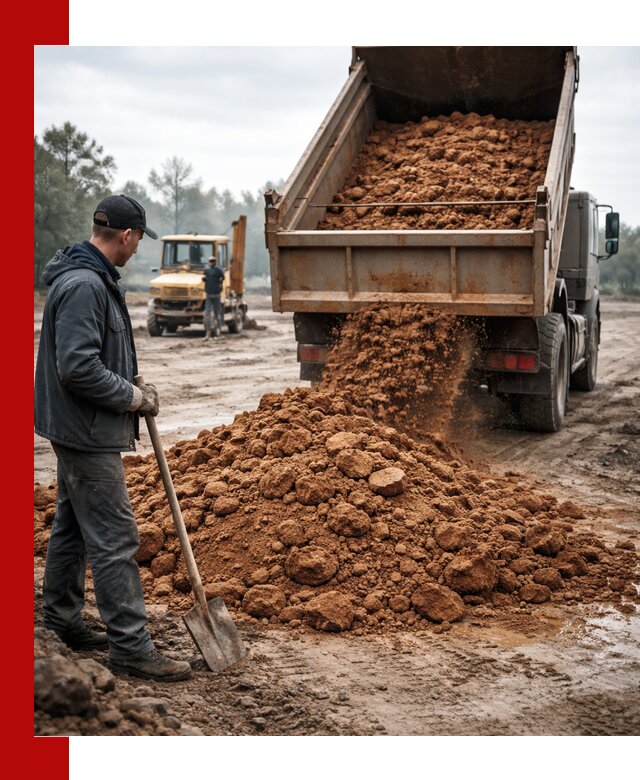 Глина для засыпки в Шелехове с доставкой самосвалами