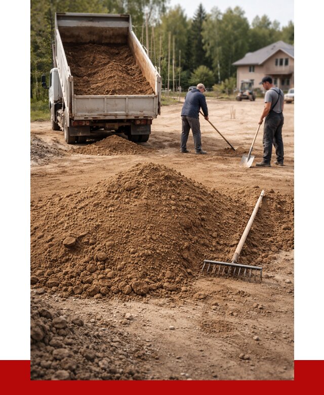 Суглинок для планировки в Шелехове с доставкой от 4500 р. | ПРОНЕРУДШлх