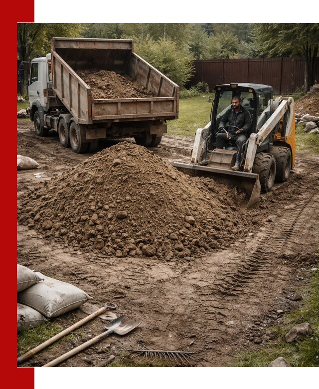 Суглинок для планировки участков в Шелехове с доставкой и выгрузкой