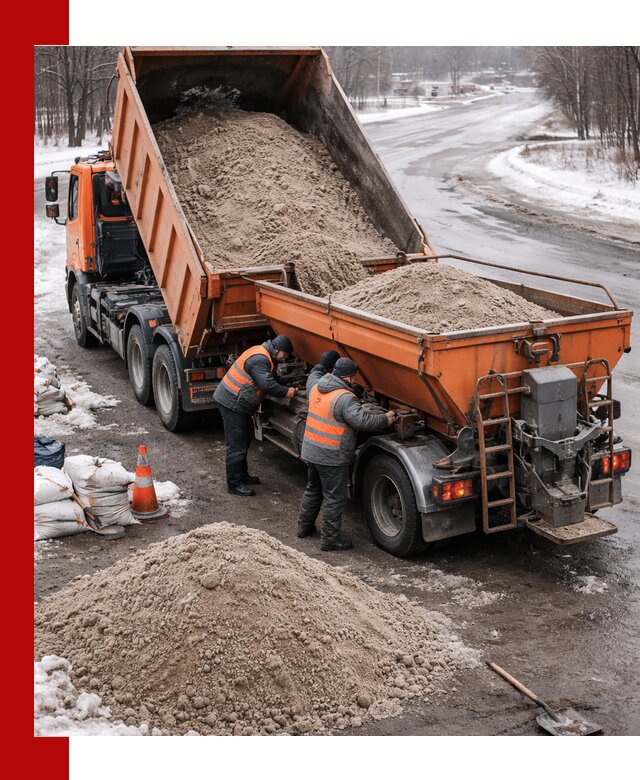 Поставка и вывоз пескосоля в Шелехове оптом и в розницу