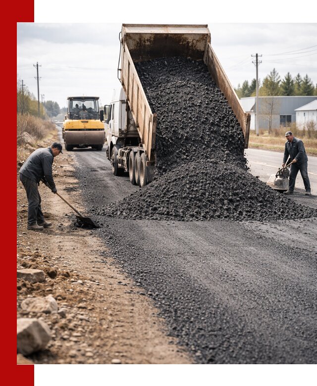 Асфальтовая крошка для дорог в Шелехове — поставка и доставка