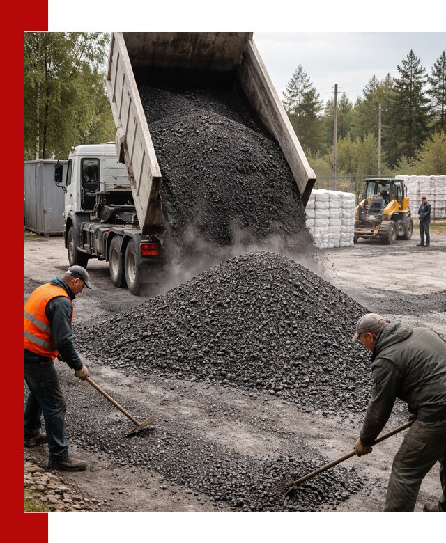Доставка и продажа асфальтного гранулята в Шелехове
