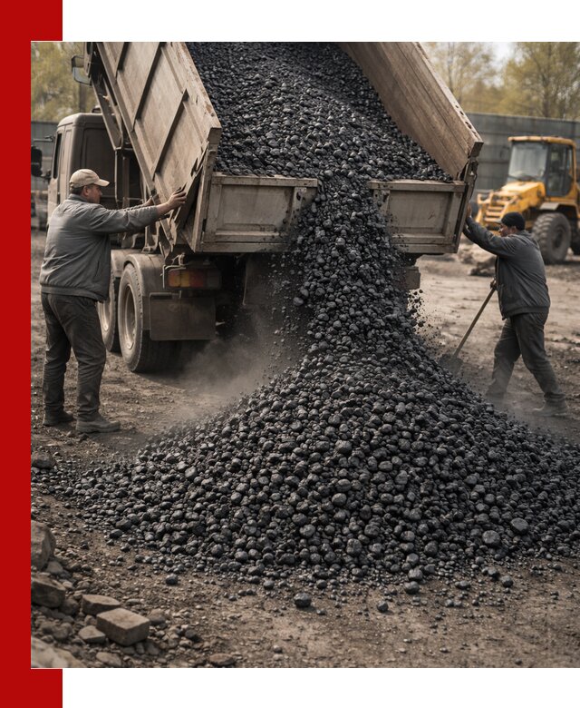 Доставка угля семечка самосвалами в Шелехове