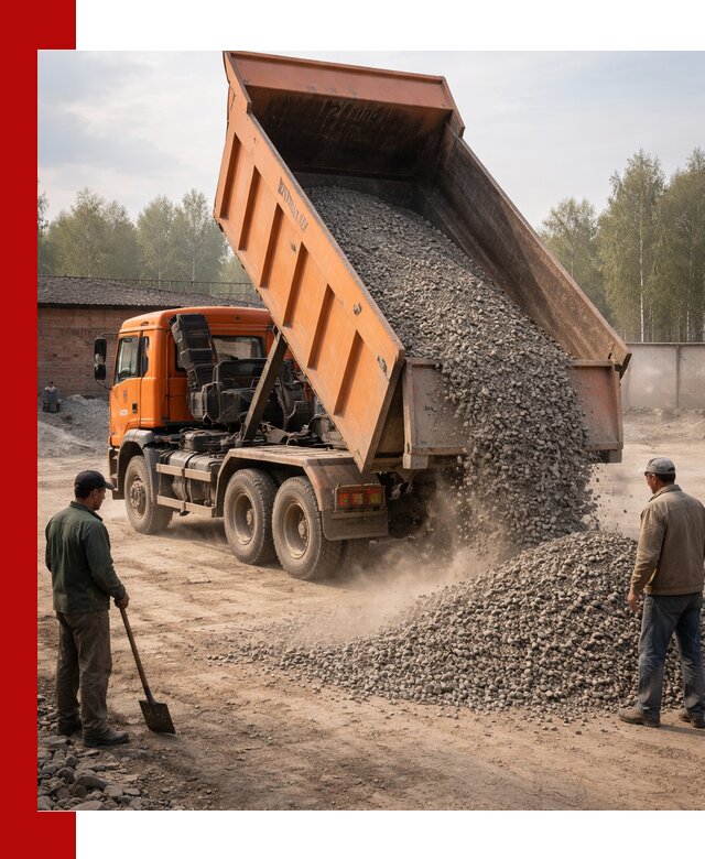 Доставка самосвалом 20 м3 в Шелехове быстро и надежно