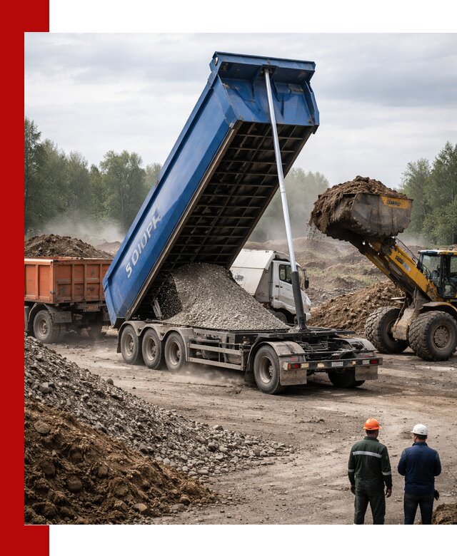 Аренда тонар 40 тонн в Шелехове с доставкой материалов
