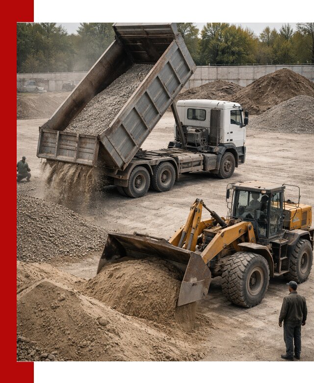 Перевозка сыпучих грузов самосвалами и бортовыми в Шелехове